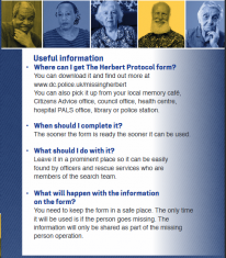 Useful information about the Herbert Protocol www.dc.police.uk/missingherbert Useful information about the Herbert Protocol www.dc.police.uk/missingherbert